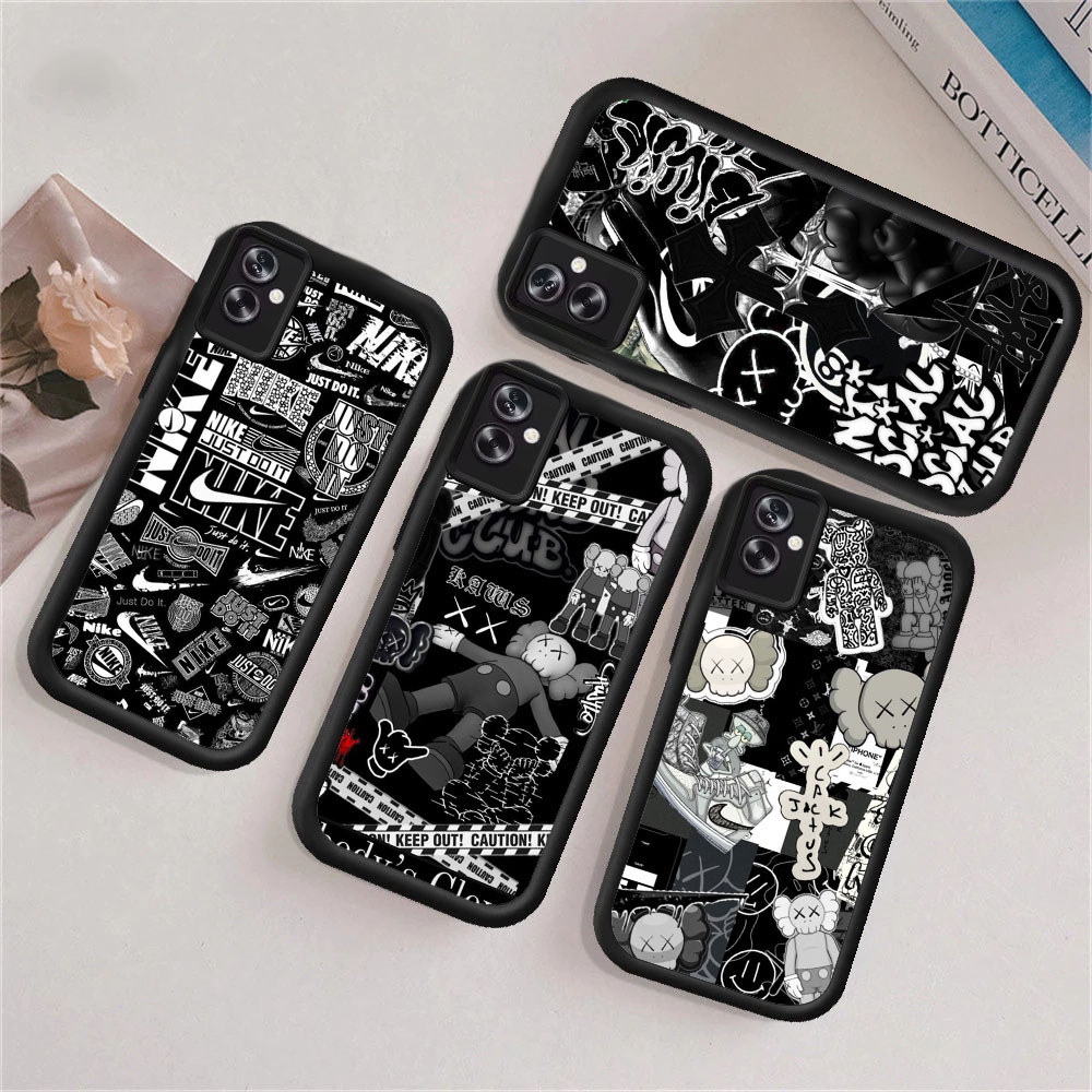 WA24 KAWS สําหรับ Hp ชุบ Realme Narzo หมายเหตุ N53 C61 NEO6 N61 30 8S N63 50 GT Q3 V13 SE 5G วัสดุ T