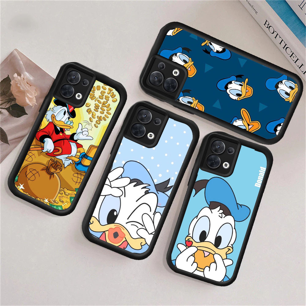 WB41 Donald Duck Casing สําหรับ Hp ชุบ OPPO Reno 8T 8 5 8Z 6 7 7Z Lite 5G TPU วัสดุ