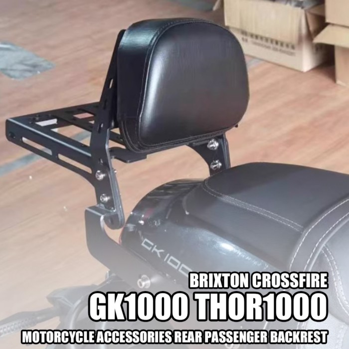 Motorcycle Fit Brixton Crossfire GK1000 Motorcycle Accessories Rear Passenger Backrest FOR Brixton
