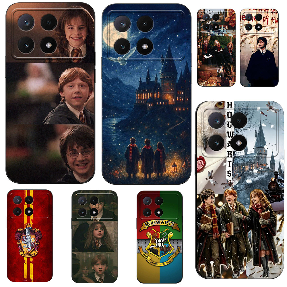 สําหรับ POCO X6 PRO REDMI K70E 5G ซิลิคอนโทรศัพท์ปกหลังสีดํา tpu กรณี Magic Boy wizard