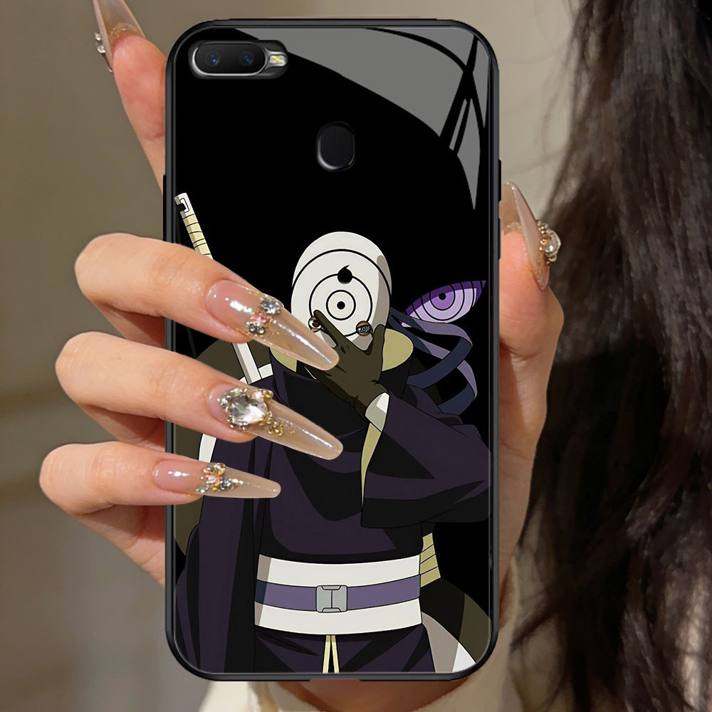 TT-65 Obito Uchiha Casing hp glass OPPO A12S A5S A7 F5 F7 A11K F9 A12 Pro