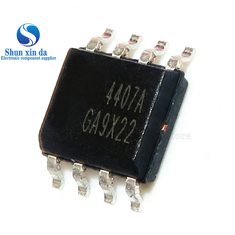 10PCS AO4407 SOP8 AO4407A 4407A MOSFET SOP-8 ใหม่เดิมในสต็อกชิป IC