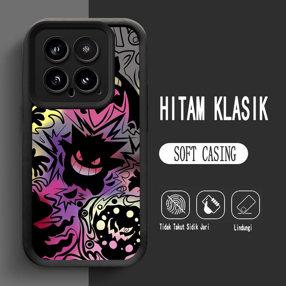 Y-8 Pokemon Gengar เคสซิลิโคนสําหรับ Xiaomi 14 14 14T 15T 13T Pro Case