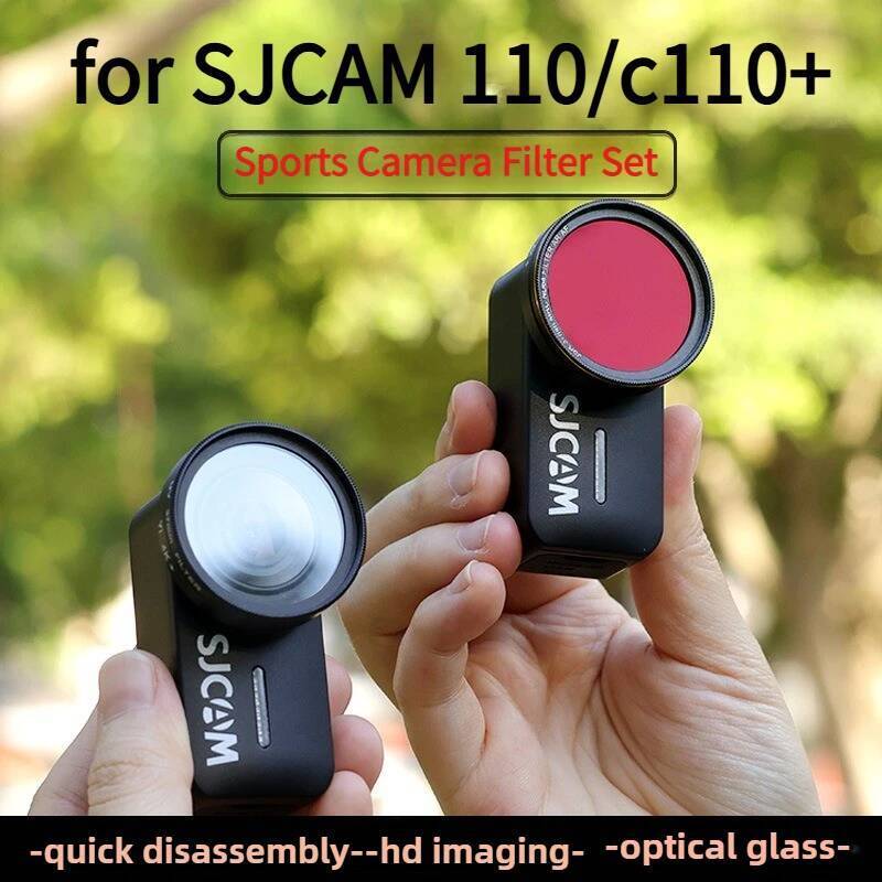 37 มม.ชุดกรองเลนส์กล้องสําหรับ SJCAM C110/110 + motion กล้องกรอง ND Dimming UV เลนส์ป้องกัน CPL เลนส