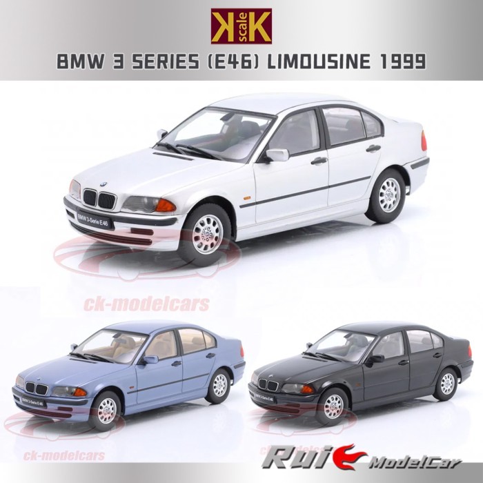 Pre-1: 18 KK-Scale BMW 3 Series (E46) 1999 Luxury Car Model Collection