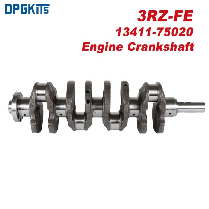 3RZ-FE New Engine Crankshaft 13411-75020 For Toyota Tacoma RZN161 RZN171 RZN191 RZN196 2.7L 3RZ