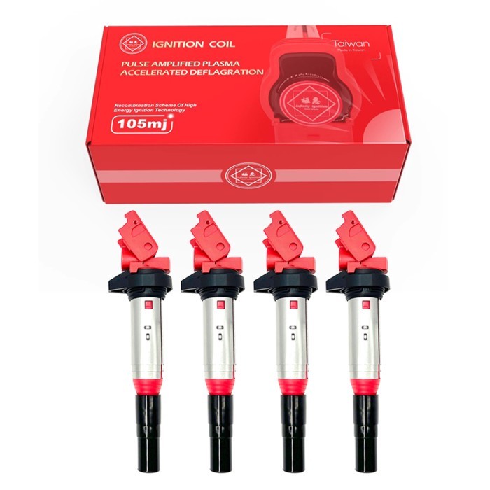 4PCS IGNITION COIL FOR Peugeot Citroen C3-XR C4 C5 C6 MINI R55 R56 R57 R58 R60 R61 1.6T 1.8 N14 N16