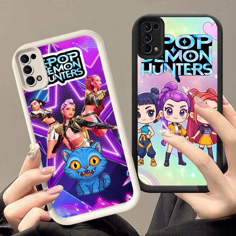 HW-10 Demon Hunter สาว ROCK ROLL ปลอกซิลิโคนกันกระแทกสําหรับ Realme Narzo C3 7I 10 5 N53 5s 6i C75 2