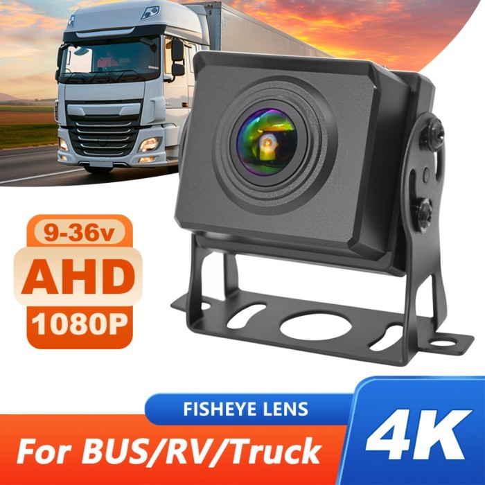 Truck Backup Camera 4Pin/AV Led Night Vision Heavy Duty Rear View Reverse Camera for Trailer/Bus/Va