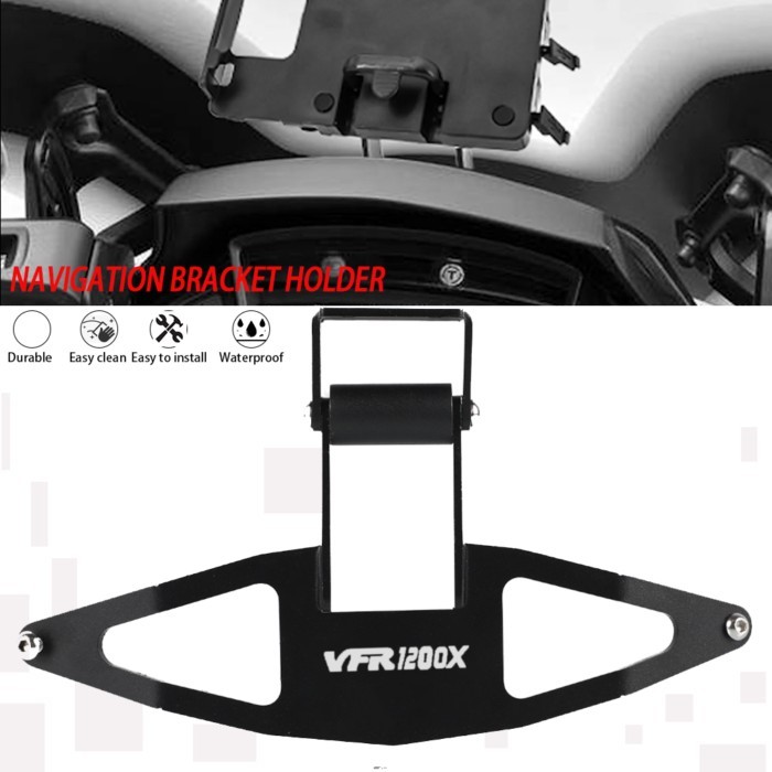 VFR1200 1200X VFR 1200 X Motorcycle GPS Navigation Phone Mount Bracket Aliminum For Honda VFR1200X