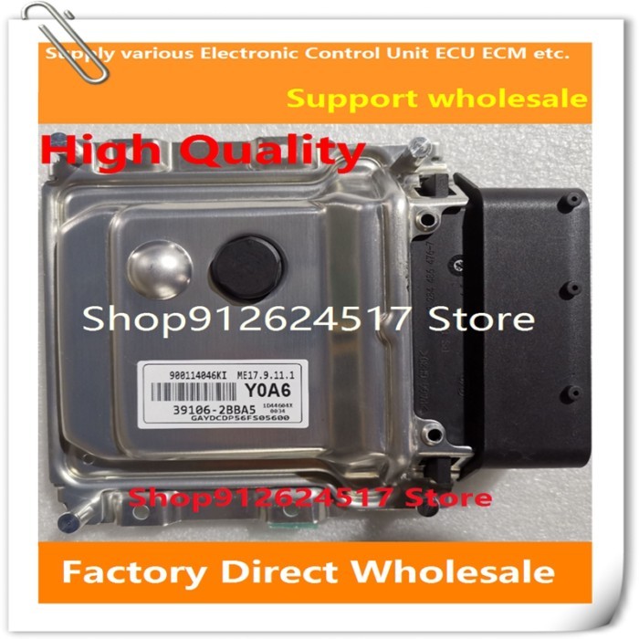 ECM ME17.9.11.1 ECU 39106-2BBA5 Y0A6 Electronic Control Unit Car Accessories 39131-2B561 MSA5 For H