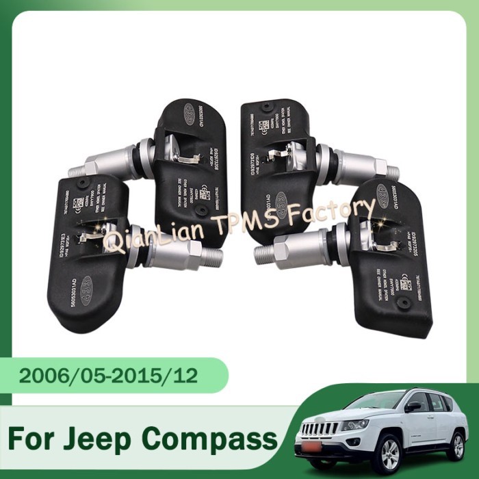 For Jeep Compass Cherokee Commander Liberty Wrangler Grand Cherokee Tire Pressure Monitor Systems 5