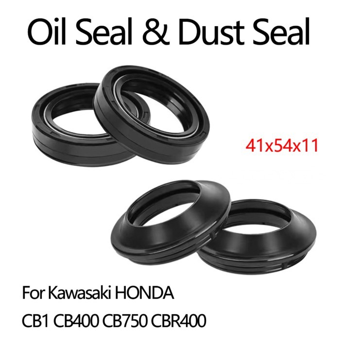 41x54x11 41 54 11 Oil Seal & Dust Cover Front Fork For Kawasaki HONDA CB-1 CB1 CB400 CB750 CBR400