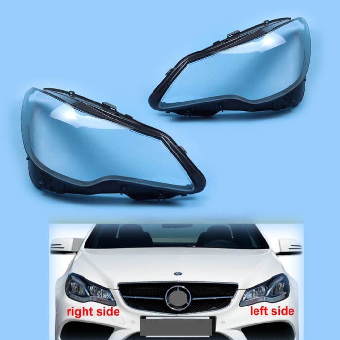 For Benz E-class Coupe W207 2013-2016 Car Headlight Cover Headlamp Lampshade  Lens Shell E200 E260