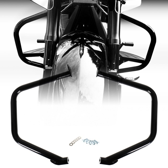 Gloss Black Highway Engine Guards For Victory Cross Country Road 2010-2017 Models