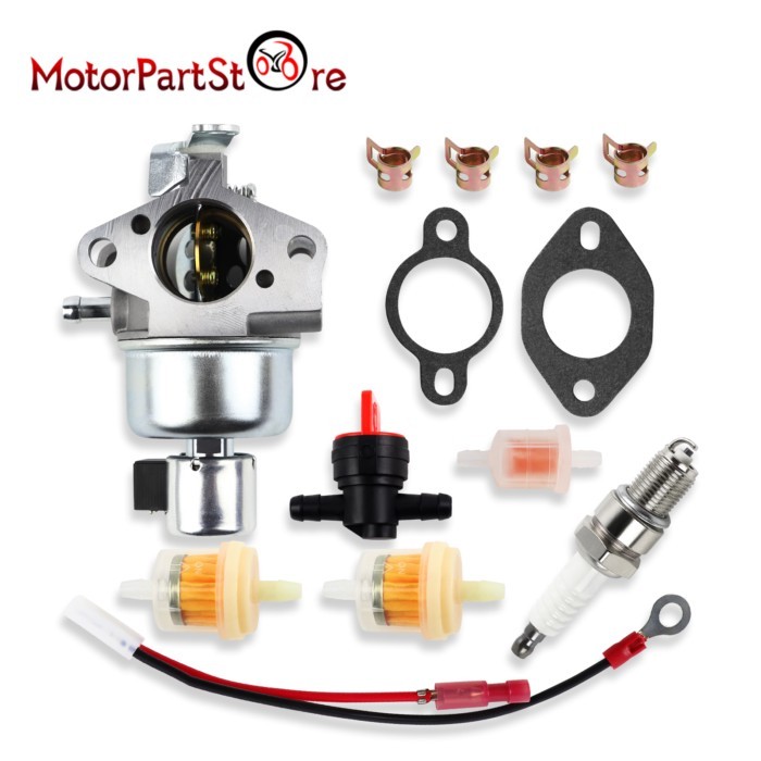 Carburetor Fuel Filter Spark Plug Kit for Kohler SV470 SV480 SV530 SV540 SV590 SV600 SV610 15HP 16H