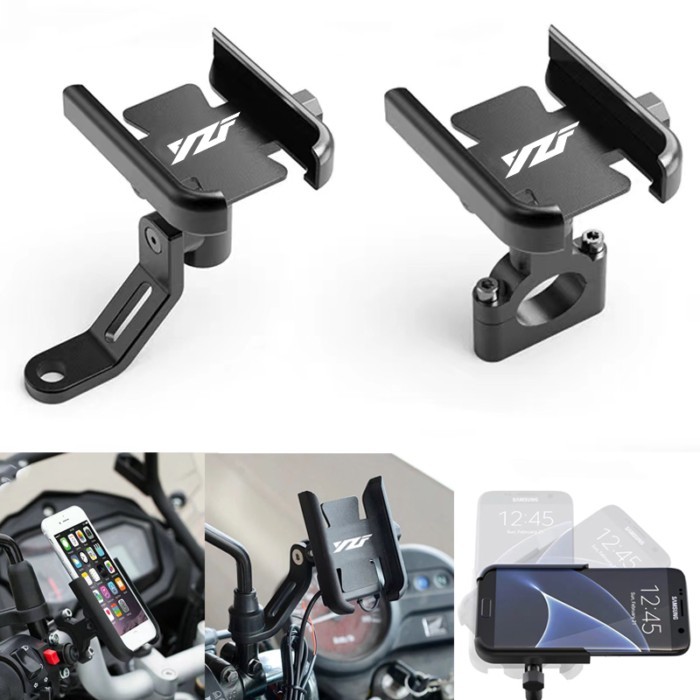 For Yamaha YZF R3 R25 R6 R1 R125 250 2013-2023 Accessories Motorcycle Handlebar Mobile Phone Holder