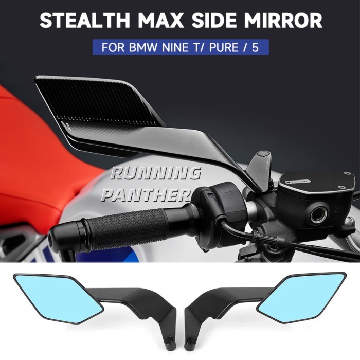 Motorcycle Rearview Mirror For BMW Rninet RNINET Pure R nine T /5 R9T R NINE T Stealth Mirror Max B
