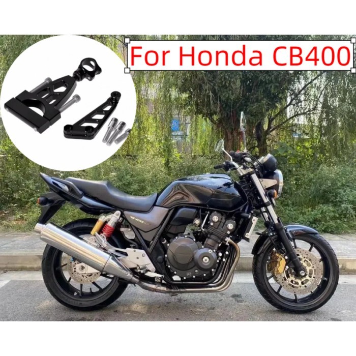For Honda CB400 CB400SF 1993-2016 Steering Damper Stabilizer Mounting Bracket Adapter CB 400 SF 400