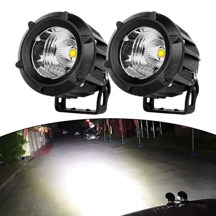 Motorcycle LED Fog Light Spotlight 3570 Universal Headlight Auxiliary Driving Lights For Off-road T