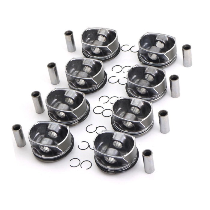 94810304824 94810304724 8x Pistons & Rings Kit For Porsche Cayenne Panamera S / 4S / GTS 4.8L V8 95