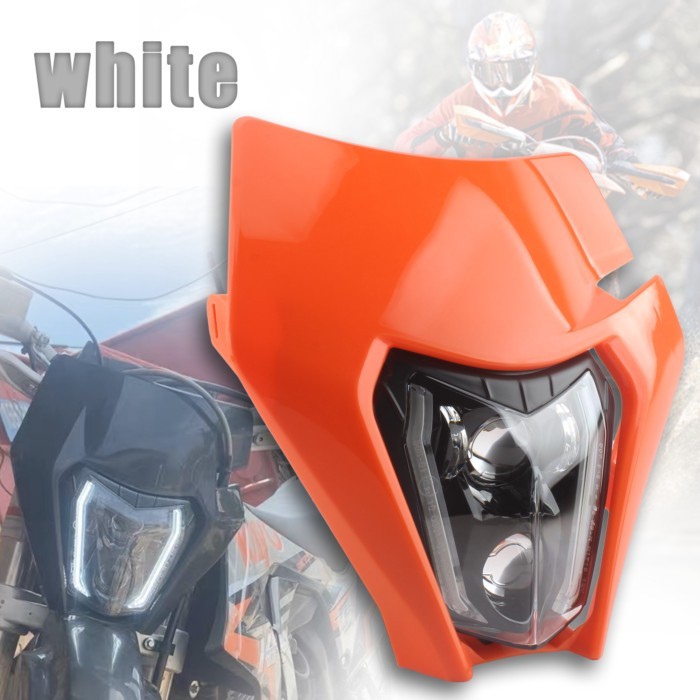 Motorcycle LED Headlight High Low Beam For KTM EXC SXF XC XCF 250 350 450 500 690 Enduro R SMC-R Mo