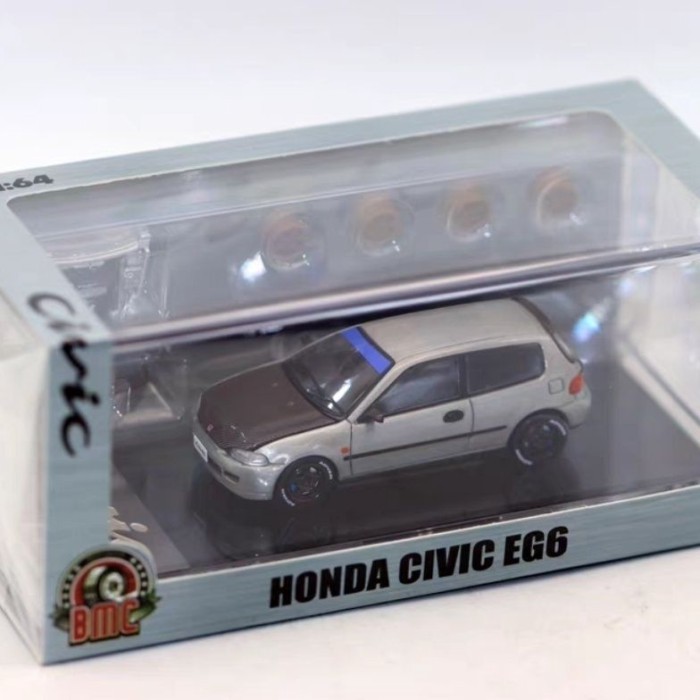 BMC 1/64 Civic EG6 Honda Civic EG6 โมเดลรถของเล่นเครื่องประดับ