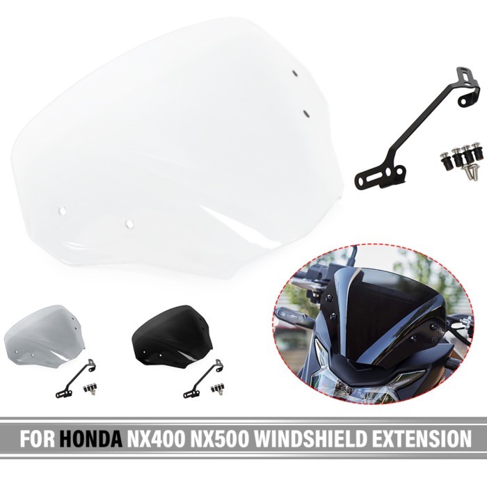 For Honda NX400 NX500 CB750 Hornet 2023 2024 Motorcycle Accessories Windshield Extension Windscreen