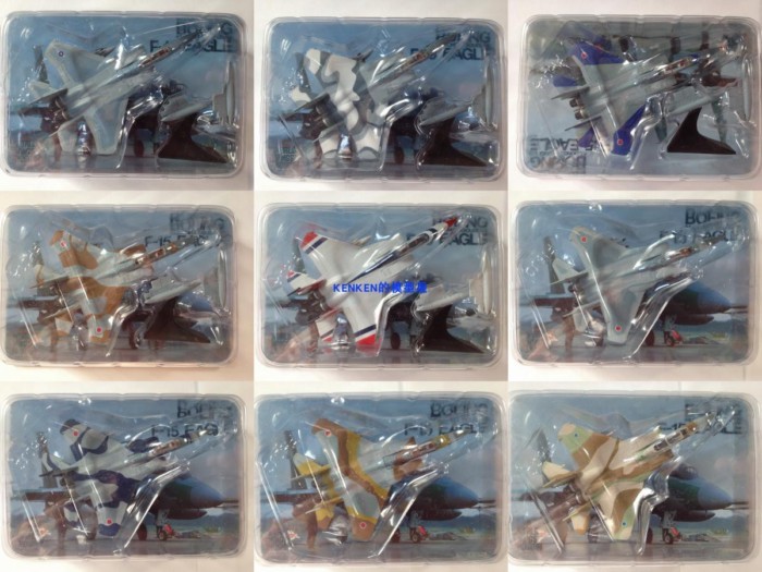 TAKARA Ocean Hall 1/200 World Airlines Museum F15 Eagle Fighter Aircraft สําเร็จรูปรุ่นยี่ห้อรถใหม่