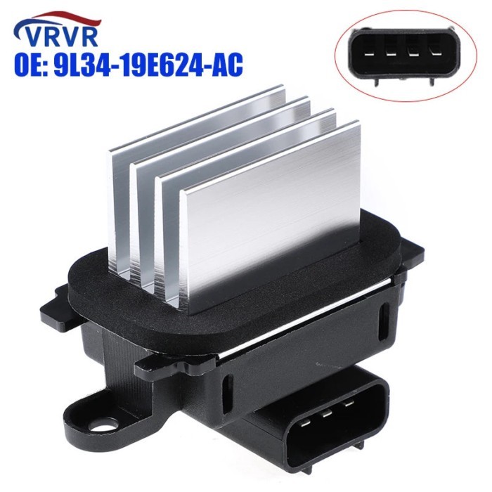 VRVR 9L34-19E624-AC Blower Motor Resistor Control Module 7C3Z-19E624-C 9L3Z-19E624-B For 2010-2017