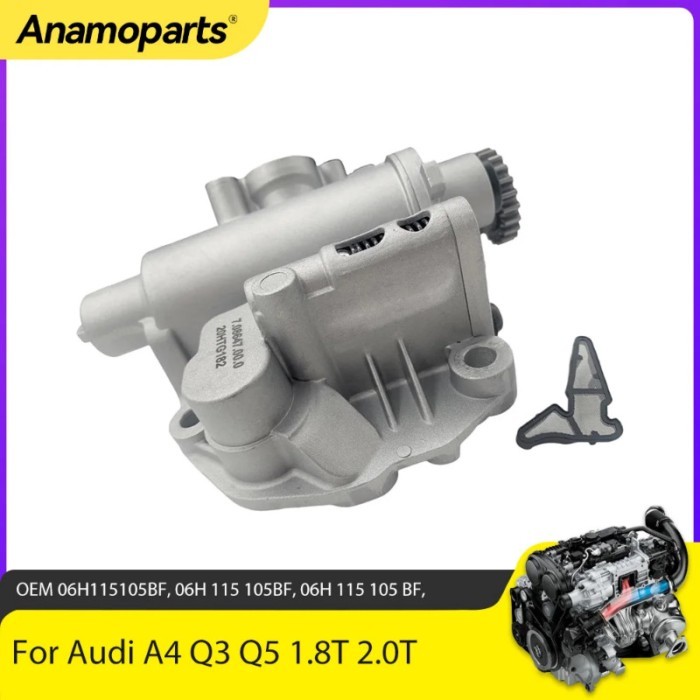 Engine Parts Oil Pump Fit 1.8 2.0 L  L4 Gas CDAA For Audi A3 AA4 Q3 Q5 TT For VW Beetle Passat 06H1