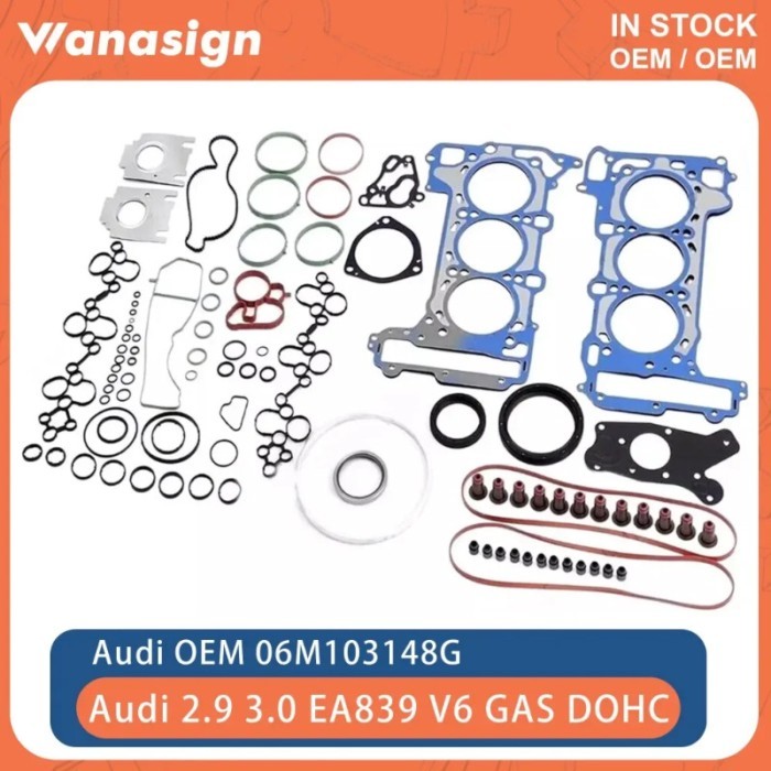 Engine Full Gaskets Set Fit 2.9 3.0 L For Audi S4 S5 B9 A6 Q7 EA839 Porsche 971 Volkswagen CR7 2.9L