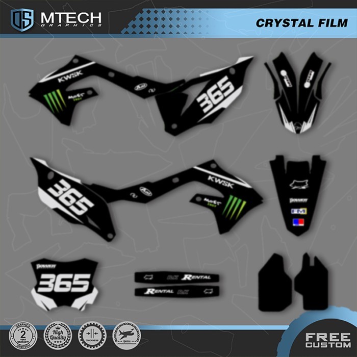 DSMTECH MOTOR For KAWASAKI KXF450 KX 450 2019 2020 2021 2022 2023 KXF250 KXF 250 2021-2024 Motorcyc