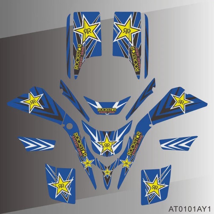 for BLASTER 200 YFS 200 Blaster200 YFS200 1988 - 2006 1990 1994 1998 2000 2002 Graphics Decals Stic