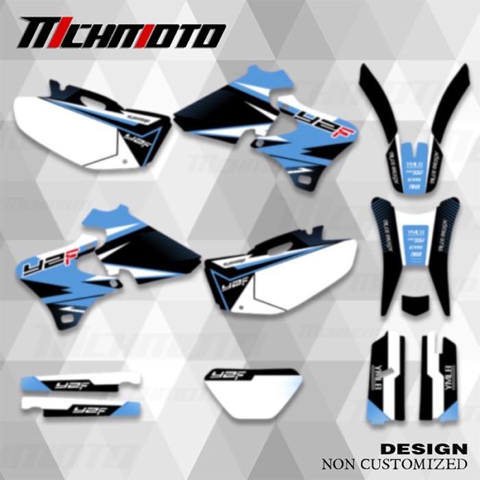 MCHMFG Full Motorcycle Background Graphics Decals Stickers Kits For YAMAHA WR250F WR400F WR426F 199