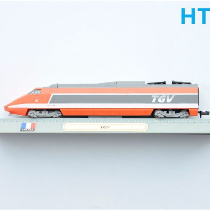 รถไฟโลก N Scale Train Model French TGV Bullet Train 1: 160 รุ่นกล่องของขวัญ
