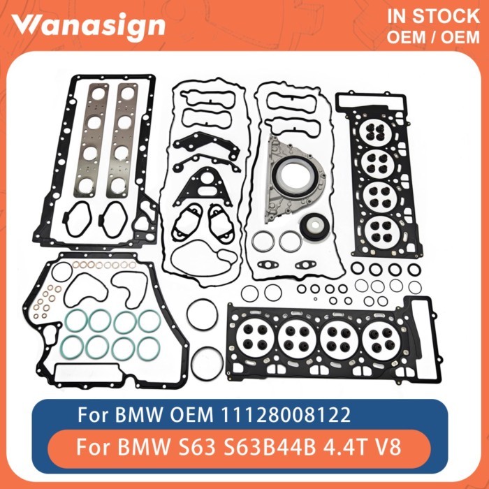 Engine Full Head Gasket Set Fit 4.4 T For BMW M6 F10 F06 F12 F13 S63 S63N S63B44 4.4T 6 Series Gaso