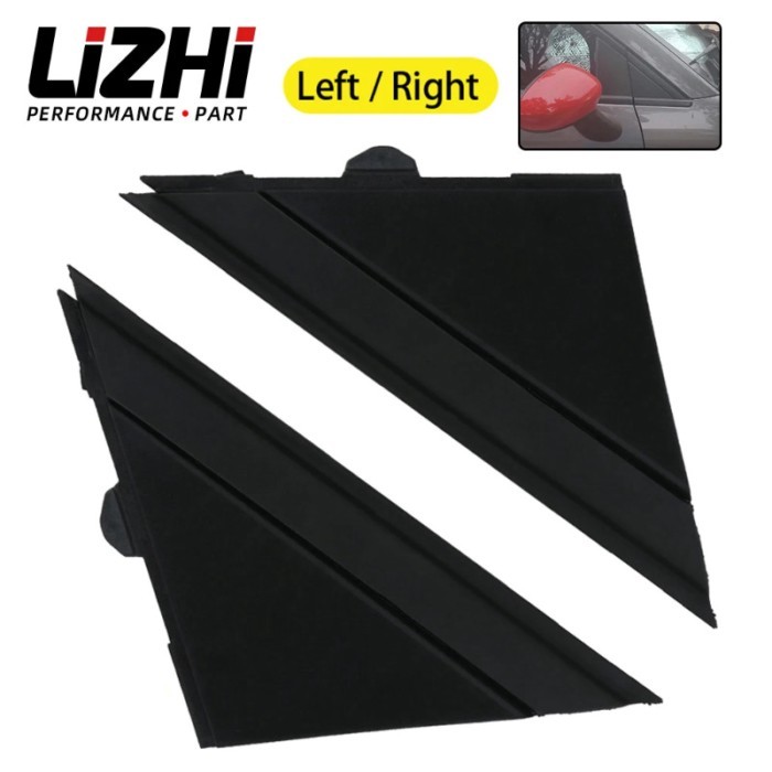 Car Door Mirror Flag Cover Molding Triangle Cover For FIAT 500 2012-2019 1SD00KX7AA 1SJ85KX7AA Matt
