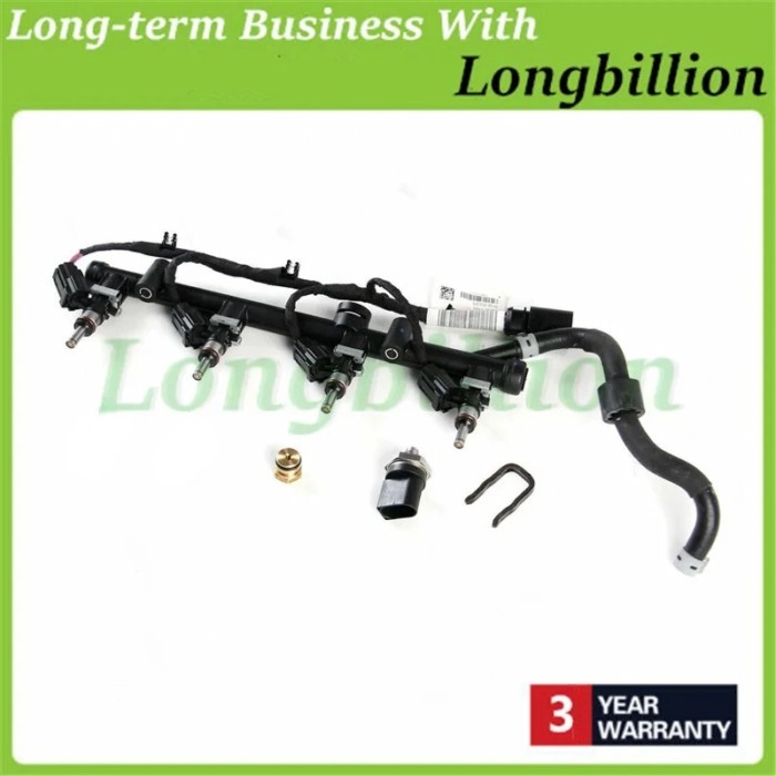 Intake Manifold Fuel Injection Rail Kit Fit For V-W Arteon Atlas Beetle Tiguan A-UDI A3 A4 Q3 Q7 06