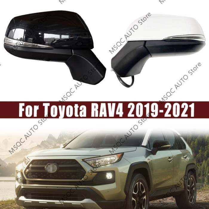 For Toyota RAV4 2019-2021 Car Rearview Mirror Assy Auto Electric Folding Power Heated BSM turn sign