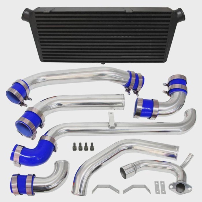 Black /Blue/Red Intercooler Kit Fits For Toyota Starlet E82 1990-1995 Glanza V EP91 1996-1999