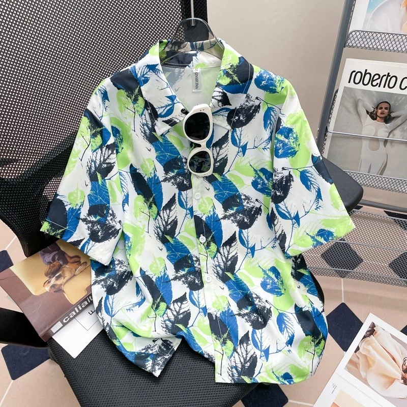เสื้อเชิ้ตฮาวายลายดอก แขนสั้น คอปก thumbnail 6