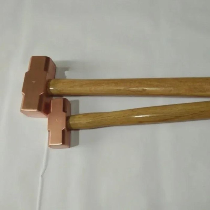Multifunction Red Copper Hamme Construction Tools Copper Large Copper Hammer,carpentry Tools and Ac