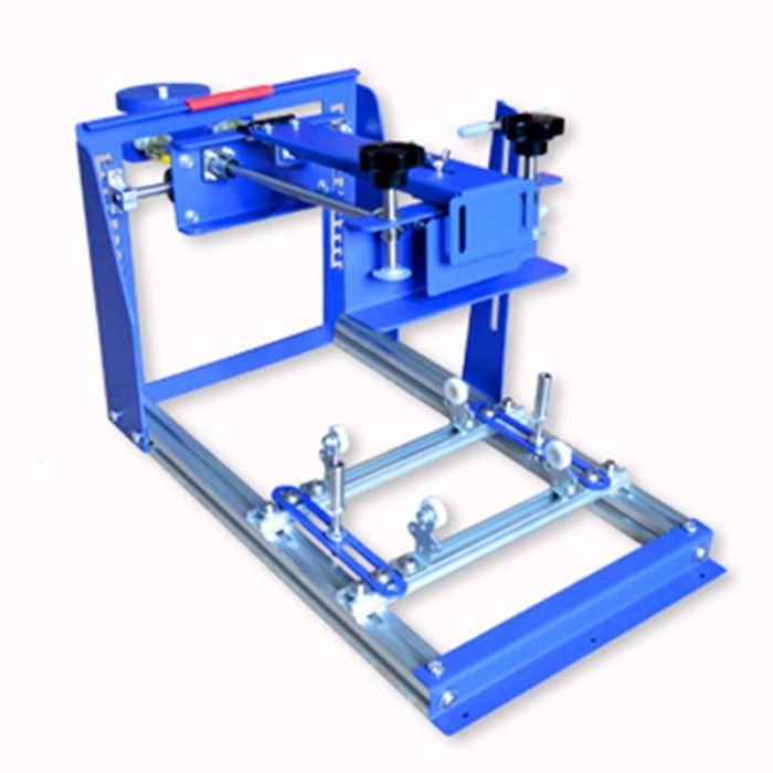 Curved screen printing machine SPE-B QMH170 screen printing machine manual printing machine ink scr