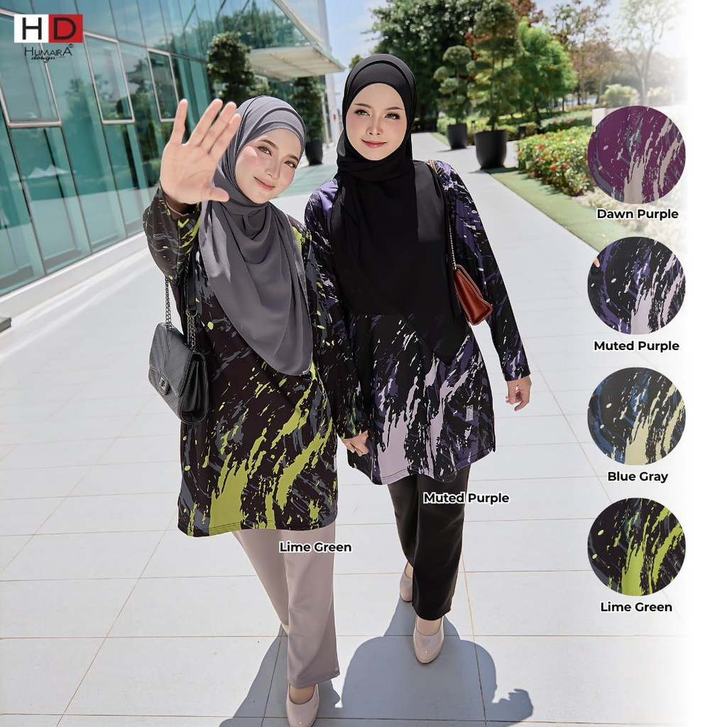 Muslimah Humaira Design Jersey T shirt (Size : XS-8XL)