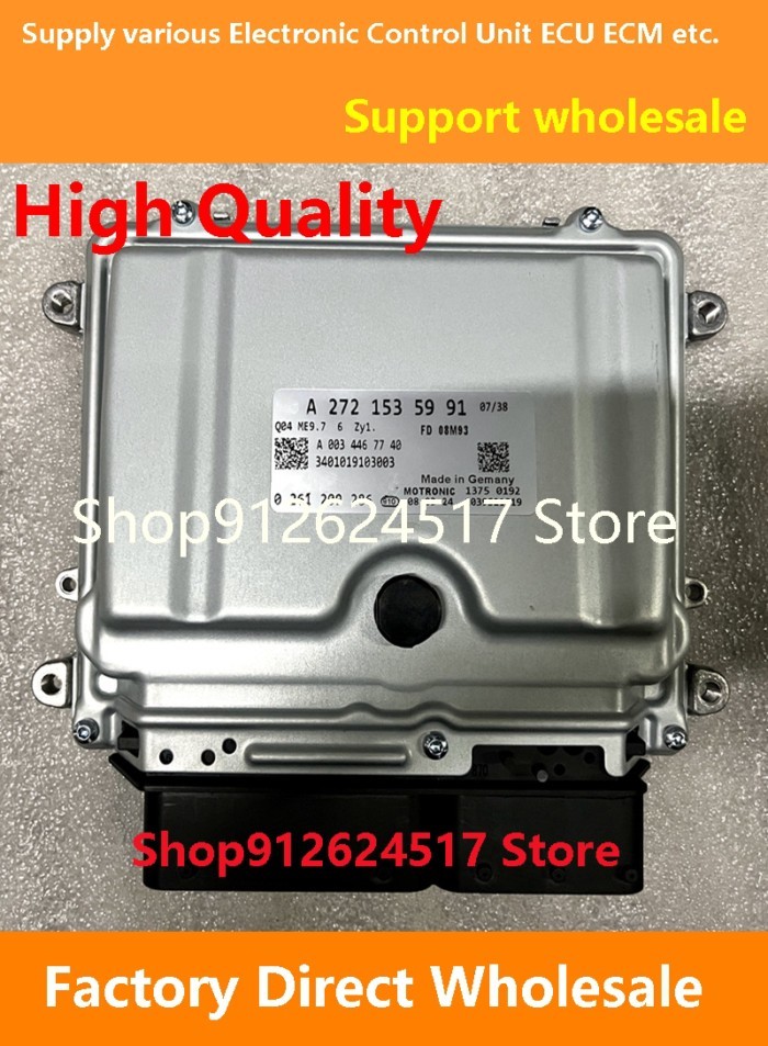 Engine computer board ECU ME9.7 A272 A2721535991/A2721531691/A2721533279/A2729003900/A2721535279 Fo