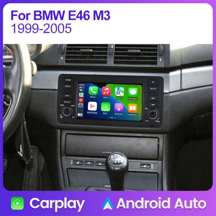 MEKEDE Car Radio Receiver for BMW E46 M3 1998-2005 WIFI Android Auto Wireless Carplay Car Multimedi