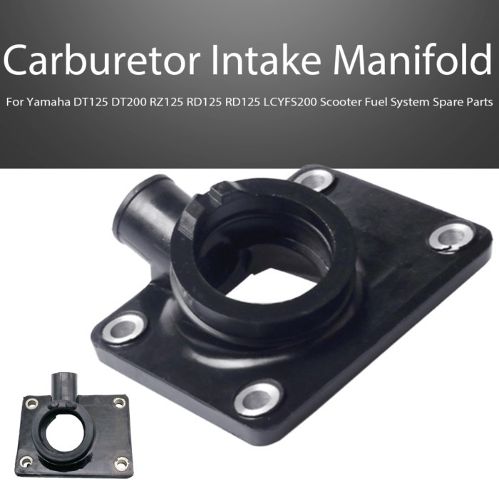 Motorcycle Carburetor Intake Interface Manifold For Yamaha DT125 DT200 RZ125 RD125 RD125 LCYFS200 S