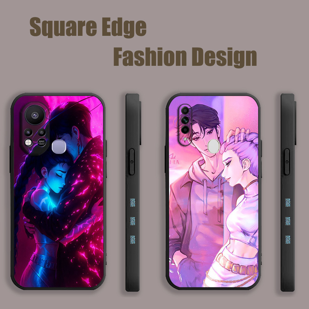 ปลอกสําหรับ OPPO A53 A76 Reno6z A95 Lite A96 A77 X5 Pro Reno 7 Reno 8 Kpop Demon Hunters Rumi X Jin 