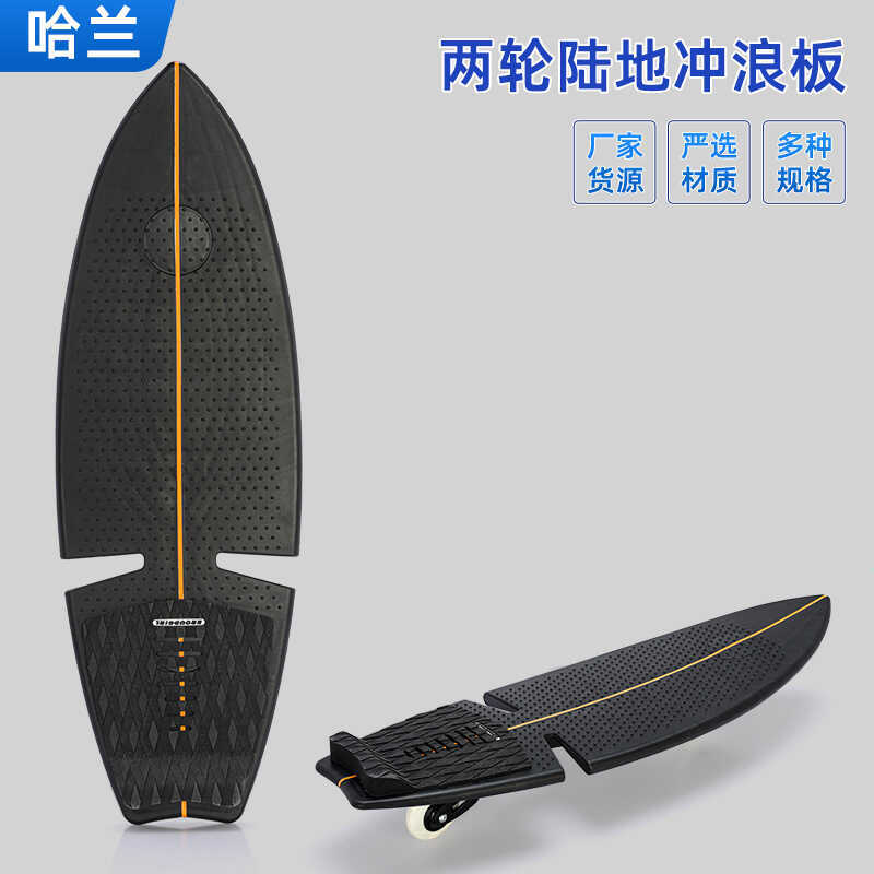 สเก็ตบอร์ด RROUGIR สองล้อ Land Surfboard วัยรุ่นสองล้อ One- Piece Molding Snake Board Vitality Board